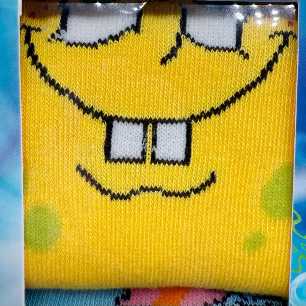 SpongeBob SquarePants Crew Socks Womens Mens Gary Snail Nickelodeon Fun Y2K Gift